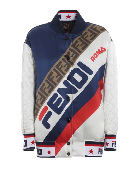 womens fendi reversible jacket|fendi bomber jacket for women.